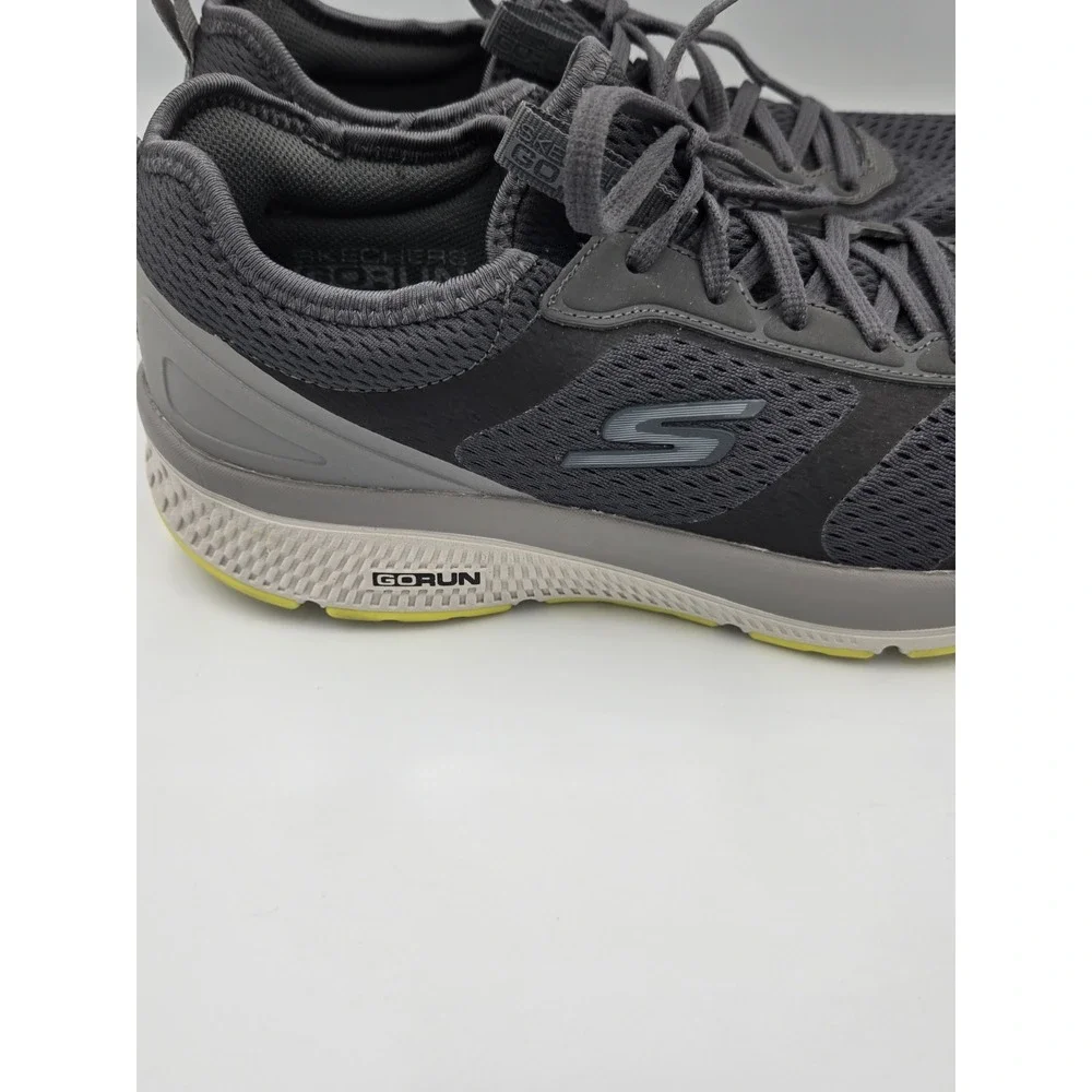 Skechers Women's Size 8.5 Gray Go Run Air Cooled Gogo Mat MStrike Running‎ Shoes